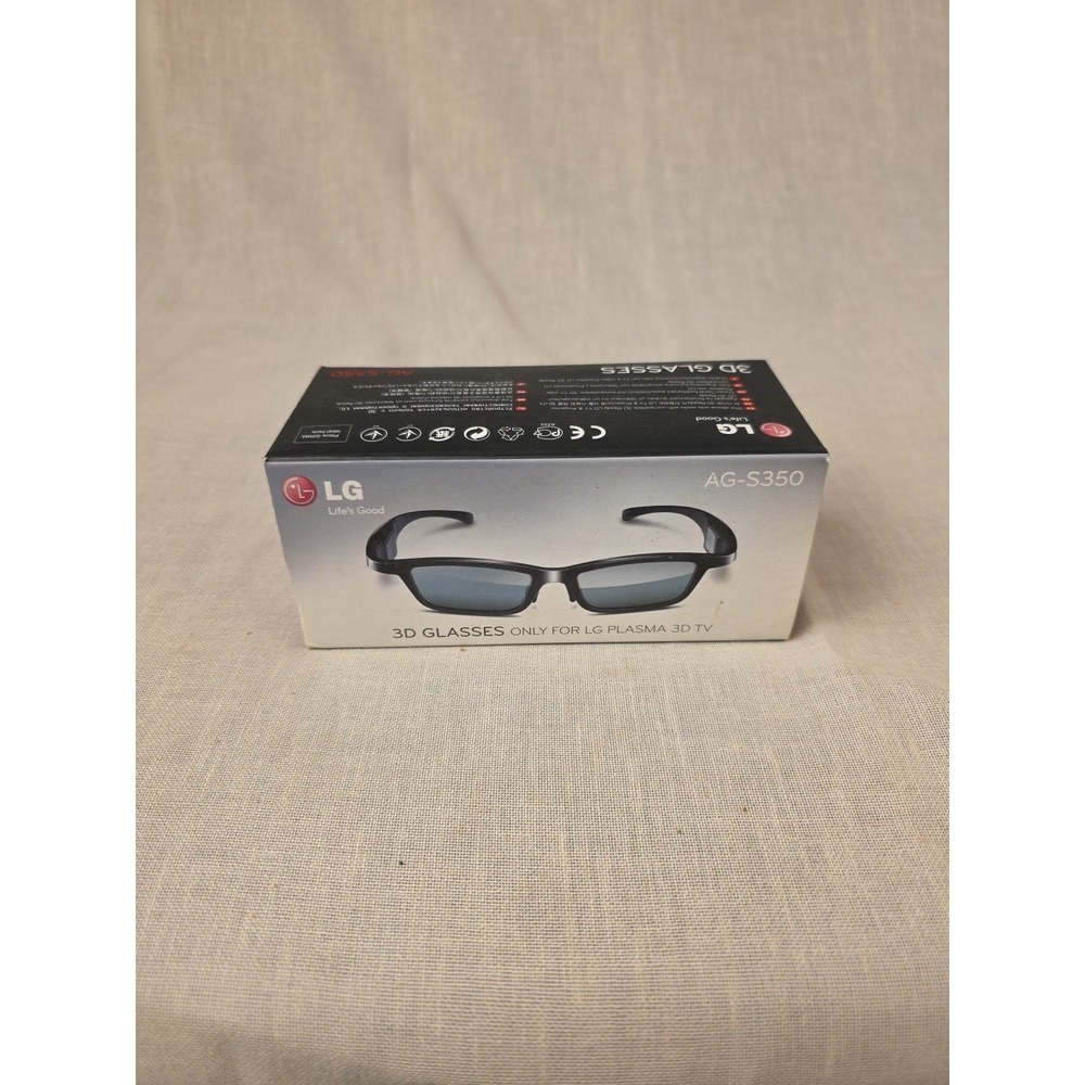 New/Open Box  LG 3D Glasses‎ AG S350 for LG Plasma 3D TV